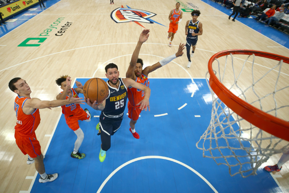 雷霆力克掘金，巴恩斯完成帽子戏法的简单介绍